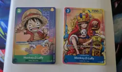 One Piece Monkey D Luffy P 043 / 037 1st And 2nd Anniversary Stamped Promo - Image 1