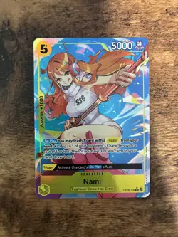 Nami OP08-106 SR Alt Art Two Legends OP-08 ONE PIECE English - Image 1