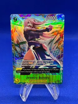 One Piece Carrying On His Will Jewelry Bonney OP13-108 Alternate Alt Art SR LP - Image 1