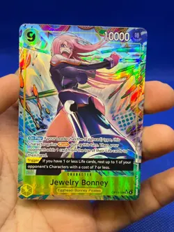One Piece Carrying On His Will Jewelry Bonney OP13-108 Alternate Alt Art SR LP - Image 2
