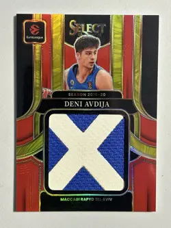 🐙ZG 2025-26 PANINI SELECT EUROLEAGUE RED GOLD PATCH DENI AVDIJA /75 - Image 1
