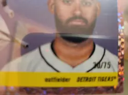 Riley Greene Tigers 2025 Topps Chrome Platinum Rose Gold Speckle Refractor /75 - Image 3