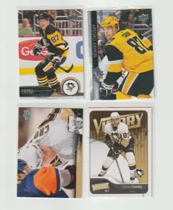 Sidney Crosby Lot of 4 - Upper Deck - Pittsburgh Penguins - Image 1
