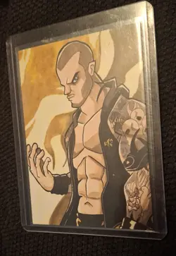 2021 Topps Heritage WWE - Ruthless Aggression Art Sketch Card Randy Orton #SCR-4 - Image 1