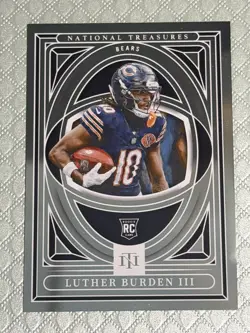 2025 Panini National Treasures - Treasure Hunt Luther Burden #4 Silver /25 (RC) - Image 1