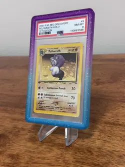 POLIWRATH 2001 POKEMON 1ST EDITION NEO DISCOVERY HOLO RARE 9/75 PSA 8 Q0004 - Image 2