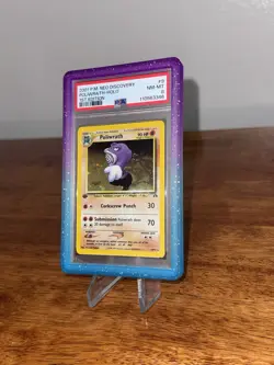 POLIWRATH 2001 POKEMON 1ST EDITION NEO DISCOVERY HOLO RARE 9/75 PSA 8 Q0004 - Image 5