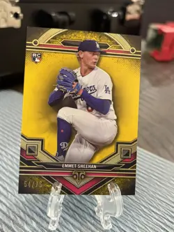 Emmet Sheehan 2024 Topps Triple Threads Citrine #/75 - Los Angeles Dodgers RC - Image 1
