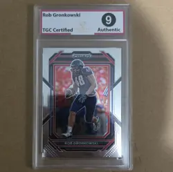 Graded Sports Card Lot of 4 - Kobe Bryant Topps, Mahomes, Josh Allen, Gronk TGC - Image 1