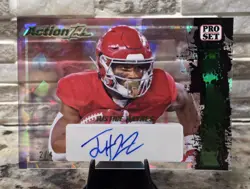 2023 Leaf Pro Set Pure Action Ink Justice Haynes Autograph AI-JH1 /4 - Image 1