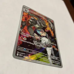 Team Rocket's Houndoom 191/182 Illustration Rare Destined Rivals Pokemon NM - Image 2