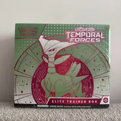 SEALED Pokemon Scarlet Violet Temporal Forces Iron Leaves Elite Trainer Box ETB - Image 1