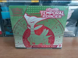 Pokemon Scarlet Violet Temporal Forces Iron Leaves Elite Trainer Box ETB Sealed - Image 1