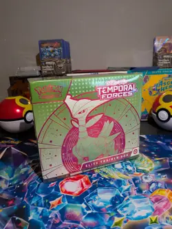 Pokemon Scarlet & Violet Temporal Forces Elite Trainer Box – Sealed ETB TCG - Image 1