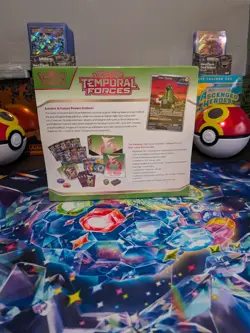 Pokemon Scarlet & Violet Temporal Forces Elite Trainer Box – Sealed ETB TCG - Image 4
