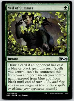 Veil of Summer 198 Uncommon Core Set 2020 Magic: The Gathering Near Mint - Image 1
