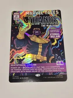 Thanos, The Mad Titan (Borderless) (0400) Marvel Super Heroes Foil - Image 1