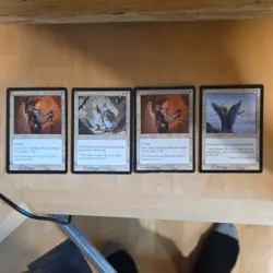 Warrior Angel Paladin en-Vec x4 Creature Sorcery Urza's Saga MTG English Regular - Image 1