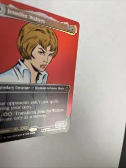 Jennifer Walter’s Borderless Foil Superheroes Card #0388 MTG LP - Image 2