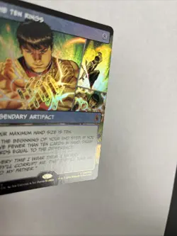 The Ten Rings Borderless Foil Superhero’s Card #0313 MTG LP - Image 2