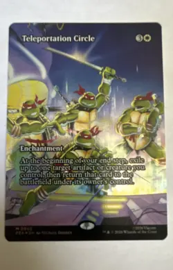 Teleportation Circle (Borderless) Teenage Mutant Ninja Turtles Foil MTG - Image 1