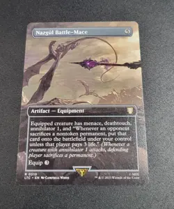 Nazgul Battle-Mace (Borderless) Commander: Lord Of The Rings (LTC) #510 - Image 2