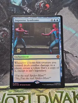 MTG Impostor Syndrome - Foil Marvel's Spider-Man Prerelease Promo NM/M - Image 1