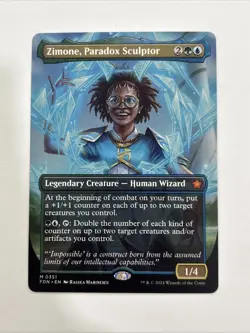 Zimone, Paradox Sculptor - Borderless #351 - Foundations - NM MTG - Image 1