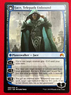 MTG 1X Jace, Vryn's Prodigy X1 + Planeswalker Card Magic Origins - NM - Image 2