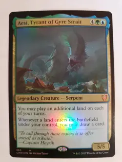 Aesi, Tyrant of Gyre Strait Commander Legends Foil - Image 1