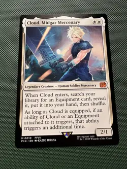 Wizards of the Coast – Cloud, Midgar Mercenary M0010 Mythic White FF 2025 - Image 2
