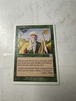 Worldly Tutor Magic the Gathering Mirage Uncommon Card Regular - Image 1