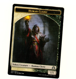 Human Cleric Token Shadows Over Innistrad #10 Magic the Gathering Token Card - Image 1