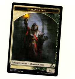 Human Cleric Token Shadows Over Innistrad #10 Magic the Gathering Token Card - Image 3