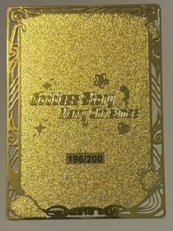 Rias Gremory metal card serialized Goddess Story Merry Xmas 196/200! - Image 2