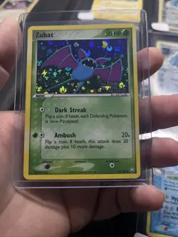 Pokemon Zubat 82/109 Team Rocket Returns Reverse Holo Stamped NM - Image 1