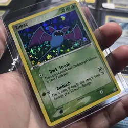 Pokemon Zubat 82/109 Team Rocket Returns Reverse Holo Stamped NM - Image 2