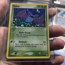 Pokemon Zubat 82/109 Team Rocket Returns Reverse Holo Stamped NM - Image 5