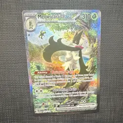 Pokemon TCG Meowscarada ex 256/193 Paldea Evolved SIR Full Art Holo - Image 1