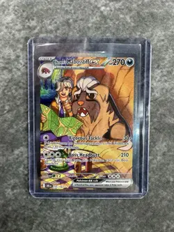 Pokemon TCG Arven's Mabostiff ex 235/182 Sv10: Destined Rivals SIR Holo MINT - Image 1