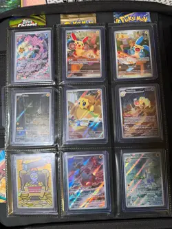 My whole Pokemon Collection TCG Slabs SAR Holo Vintage Modern Full Art Topps - Image 3
