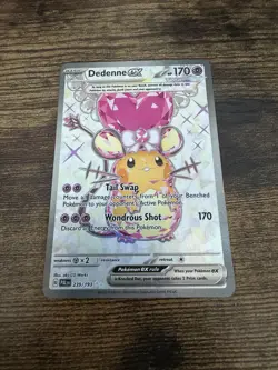 Pokemon TCG Dedenne ex #239/193 Paldea Evolved Full Art Holo Ultra Rare NM - Image 1