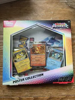 Pokemon TCG SV8.5 Prismatic Evolutions Poster Collection Box Factory Sealed - Image 1