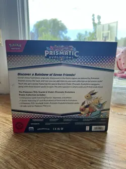 Pokemon TCG SV8.5 Prismatic Evolutions Poster Collection Box Factory Sealed - Image 2
