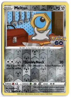 Pokemon Go Meltan Reverse Holo #45 Near Mint - Image 1