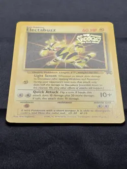 Electabuzz Warner Bros Movie Black Star Promo 2 Pokemon TCG 1999 WOTC LP-NM - Image 3