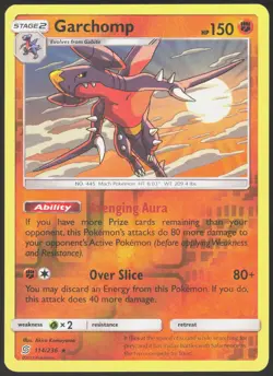 Unified Minds Garchomp 114/236 Holo Rare Pokemon Reverse Holo NM/M - Image 1