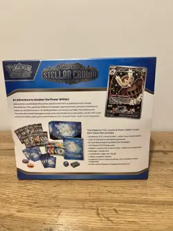 Pokemon TCG Scarlet & Violet Stellar Crown Elite Trainer Box ETB New Sealed - Image 3