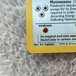 Pokemon TCG Clefairy 6/130 Jungle Holo Rare 1999 - Image 5