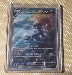 Hisuian Samurott V Full Art Holo Ultra Rare GG51/GG70 Crown Zenith ENG - Image 1